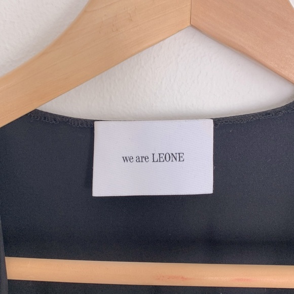 we are LEONE Black Silk Robe - Picture 6 of 12